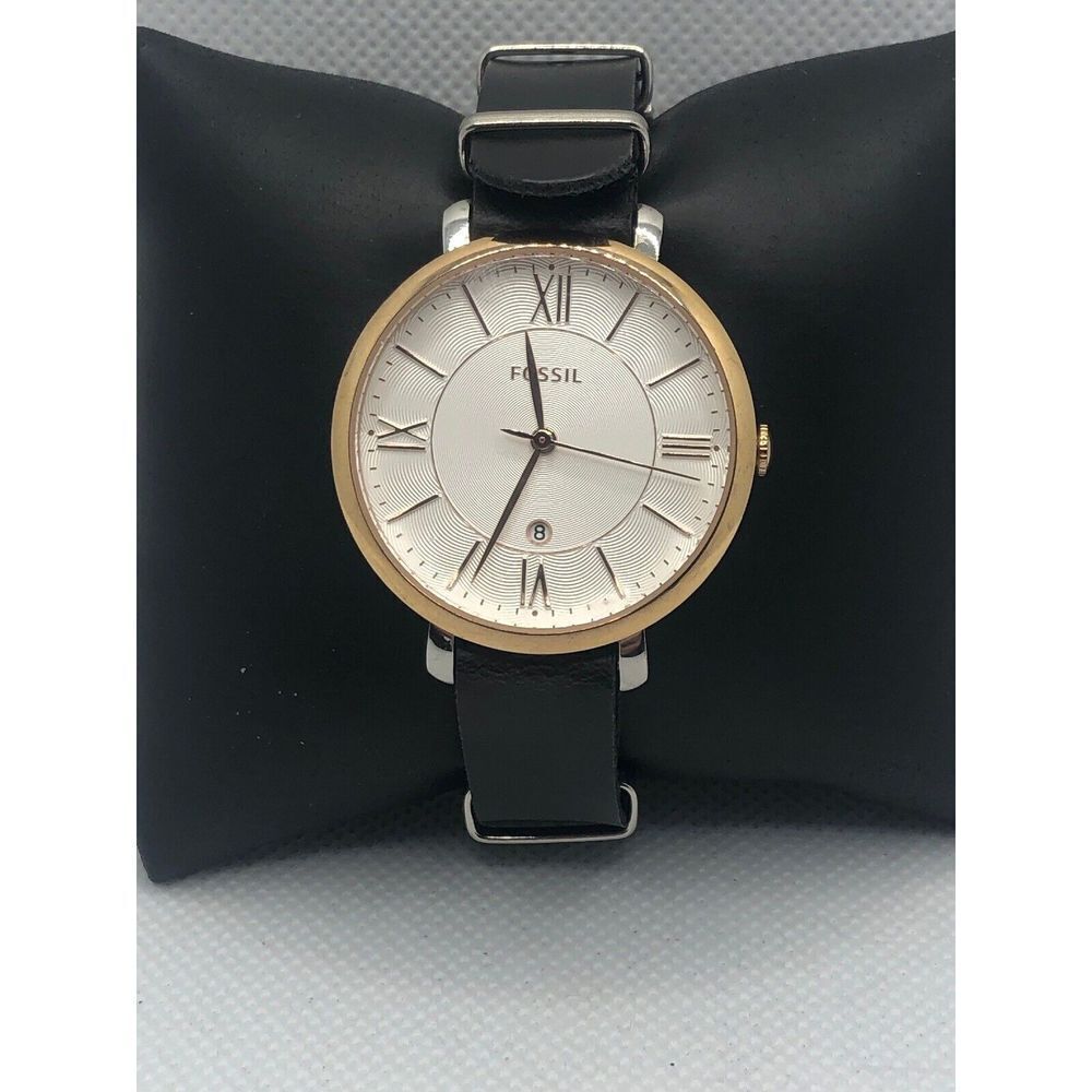 Fossil ES3842 Women's Aanalog Silver Dial Quartz Watch With Custom Band LP255